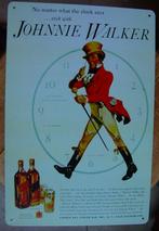 JOHNNIE WALKER REKLAME -METAAL-, Verzamelen, Merken en Reclamevoorwerpen, Ophalen of Verzenden, Gebruikt, Reclamebord