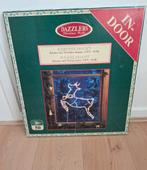 Kerst raamdecoratie Hert, Ophalen of Verzenden