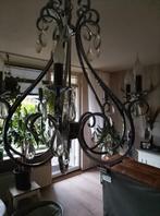 Mooie 8 arms hanglamp, Ophalen, Barok, Zo goed als nieuw, Glas
