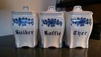 Oude koffie, thee en suikerpot, Antiek en Kunst, Ophalen of Verzenden