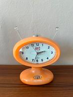 Vintage retro mp3 wekker model JM-D629 oranje, Ophalen of Verzenden, Gebruikt, Digitaal