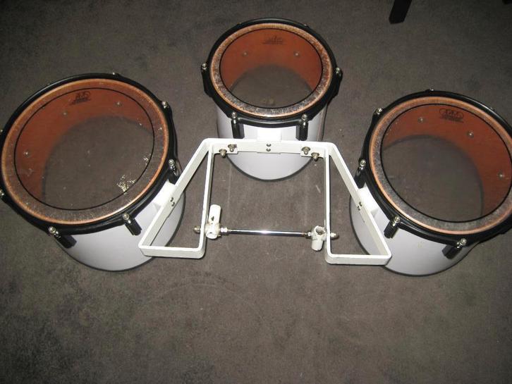 Marching Toms Triotrom, Muziek en Instrumenten, Instrumenten | Toebehoren, Gebruikt, Drums of Percussie, Ophalen of Verzenden