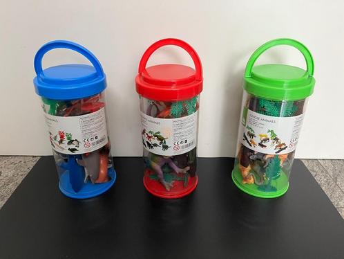 HEMA dieren sets: jungle, water, prehistorische dierenset, Kinderen en Baby's, Speelgoed | Overig, Zo goed als nieuw, Jongen of Meisje