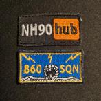 MLD 860 Squadron Tab Patches, Ophalen of Verzenden, Luchtmacht, Nederland, Embleem of Badge