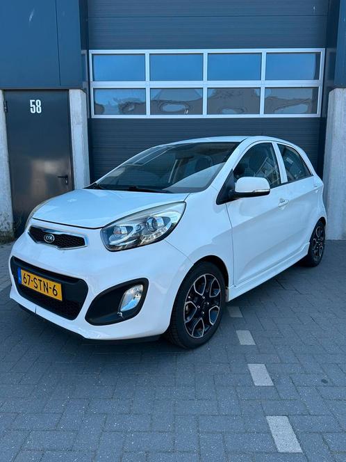 Kia Picanto 1.0 Cvvt 5-DRS 2012 Wit, Auto's, Kia, Bedrijf, Picanto, ABS, Airbags, Airconditioning, Bluetooth, Centrale vergrendeling