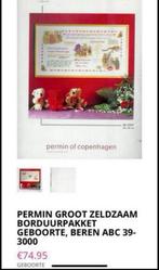 BORDUURPAKKET PERMIN GROOT EN ZELDZAAM GEBOORTE BEREN ABC, Verzenden, Nieuw, Handborduren, Borduurpakket