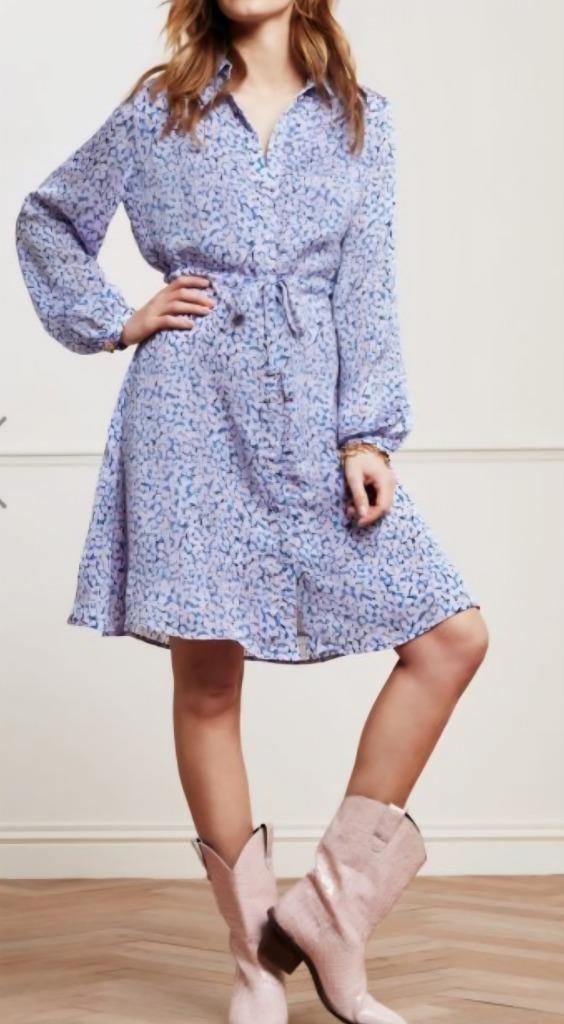 Leuk jurkje Frida short dress Fabienne Chapot 42 ZGAN, Kleding | Dames, Jurken, Zo goed als nieuw, Maat 42/44 (L), Overige kleuren