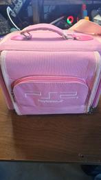 Retro portable roze Playstation 2 met draagtas, Ophalen of Verzenden, Zo goed als nieuw, Roze, Met geheugenkaart