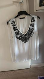 Wit topje maat 48, Wit, Maat 46/48 (XL) of groter, Ophalen of Verzenden, Zonder mouw