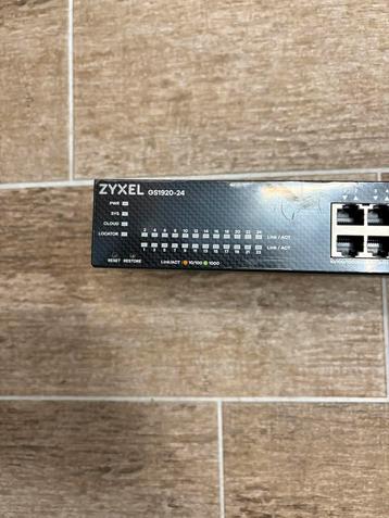 Zyxel 24 poorts switch GS1920 beschikbaar voor biedingen