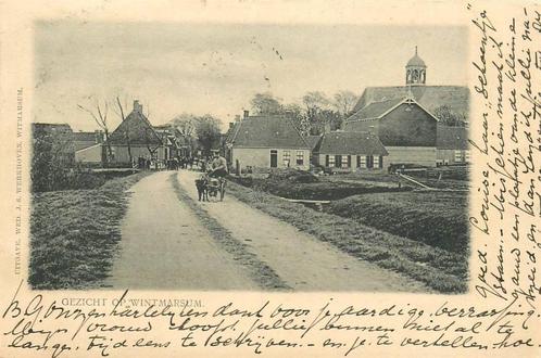 (388-296-007) Witmarsum Gezicht op, Verzamelen, Ansichtkaarten | Nederland, Friesland, Verzenden