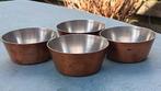 4 Vintage SPRING CULINOX koperen beker, mok, kom (K29), Overige materialen, Gebruikt, Keramische plaat, Overige typen