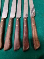 messen met houten handvat amefa vintage, Huis en Inrichting, Keuken | Bestek, Ophalen of Verzenden