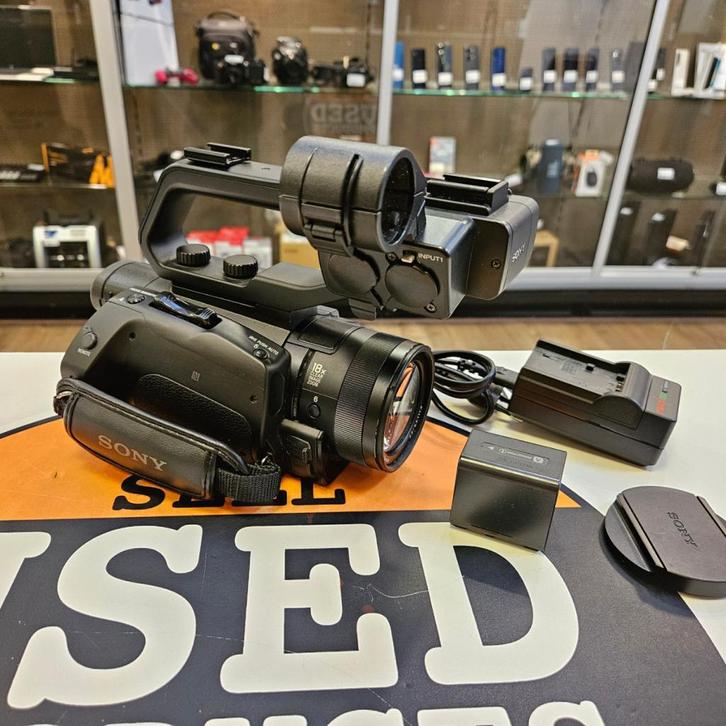 Sony HXR-NX80 4K Professionele Camcorder - Topstaat, Audio, Tv en Foto, Videocamera's Digitaal, Zo goed als nieuw