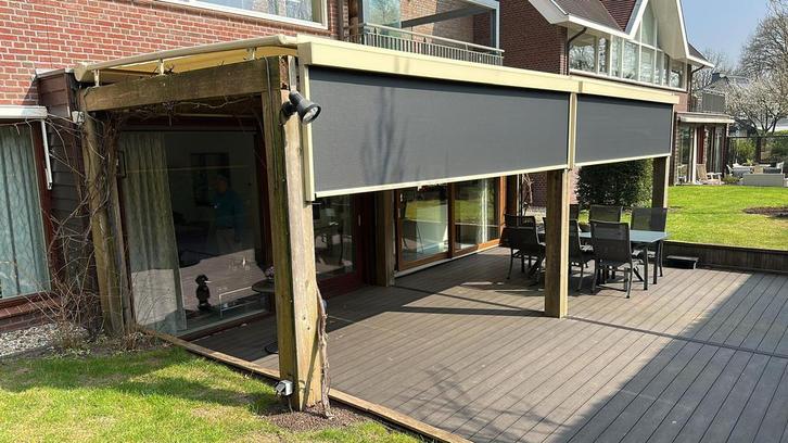 Weinor viva plaza doekoverkapping 8.50m x 3.00m, Tuin en Terras, Overkappingen, Gebruikt, Veranda, Ophalen