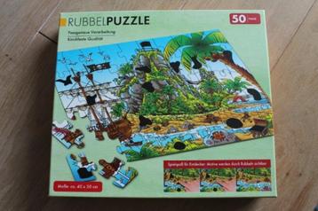 Piraten puzzel 50 stukjes met warm wrijf plaatjes beschikbaar voor biedingen