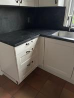 te koop keuken gebruikt, Huis en Inrichting, Keuken | Complete keukens, Ophalen, Gebruikt, Hoekkeuken, Hout