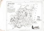 landkaart 1830, Alpes- Côte d'Azur. Met oa Gap, Castellane., Gelezen, Frankrijk, Diverse auteurs, Ophalen of Verzenden