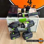 Festool TID 18 5,0/4,0-Set TPC Combiset 2x 18V 4.0/5.0Ah | N, Nieuw