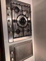 Miele inbouw gasfornuis en inbouw bakplaat - Kookplezier!, Gebruikt, Inbouw, Gas, 4 kookzones