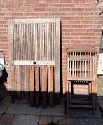 Tuinset met 4 stoelen, Tuin en Terras, Tuinsets en Loungesets, Ophalen, 4 zitplaatsen, Gebruikt, Eettafel