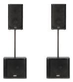 Te Huur QSC Actieve Speakerset, Subwoofer, Zo goed als nieuw, 120 watt of meer, Ophalen