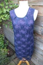 Jurk paars kant Carola van Benthum mt 38 Vaste prijs, Maat 38/40 (M), Carola van Benthum, Paars, Ophalen of Verzenden