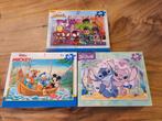 3 Kinderpuzzels van 99 stukjes: Donald, Stitch, Spidey, Ophalen of Verzenden, Meer dan 50 stukjes, Nieuw, 6 jaar of ouder