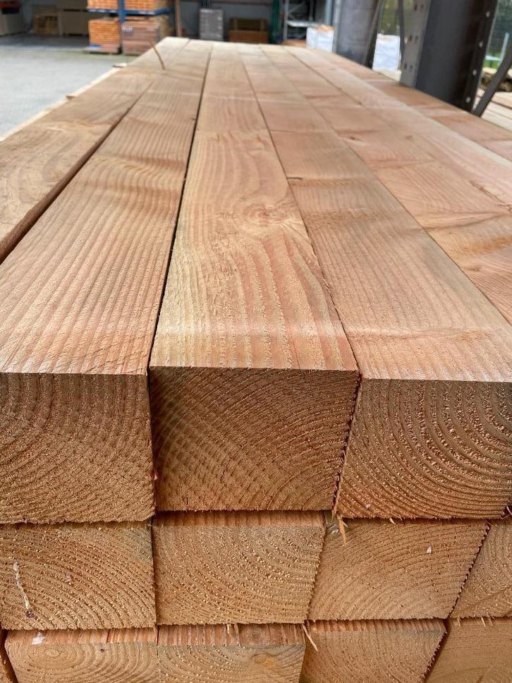 Douglas paal 12 x 12 x 250 cm fijnbezaagd, Tuin en Terras, Palen, Balken en Planken, Nieuw, Palen, 250 cm of meer, Ophalen