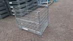 gaasbox gaaspallet  palletbox metaal voorraadbox 120x80x100, Ophalen, Gebruikt, 100 cm of meer, Opvouwbaar