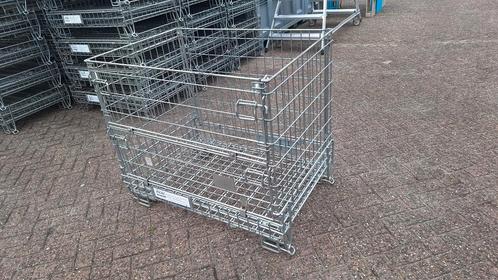 gaasbox gaaspallet  palletbox metaal voorraadbox 120x80x100, Doe-het-zelf en Verbouw, Kratten en Dozen, Gebruikt, Overige typen