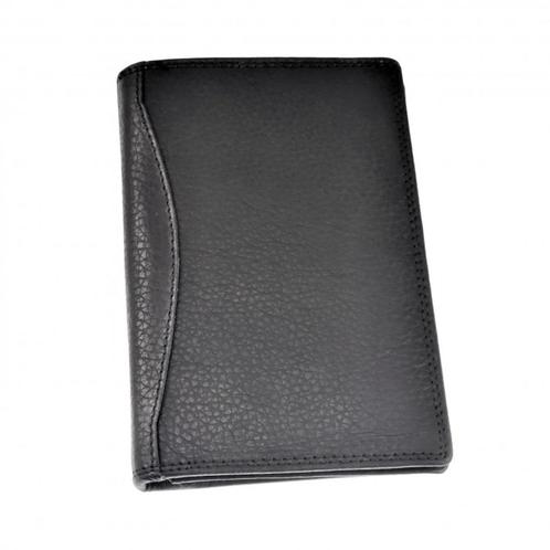 Reisportemonnee Zwart Leren Paspoort Portemonnee RFID Map, Sieraden, Tassen en Uiterlijk, Portemonnees, Nieuw, Overige merken