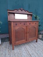 Art Deco kastje eiken dressoir commode wastafelkastje, BlijeSpullen.nl, Gebruikt, Eikenhout, 150 tot 200 cm