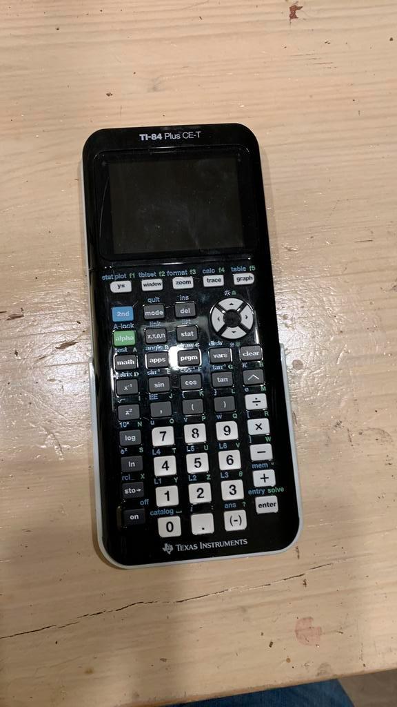 Ti-84 plus CE-T, Diversen, Rekenmachines, Zo goed als nieuw, Grafische rekenmachine, Ophalen