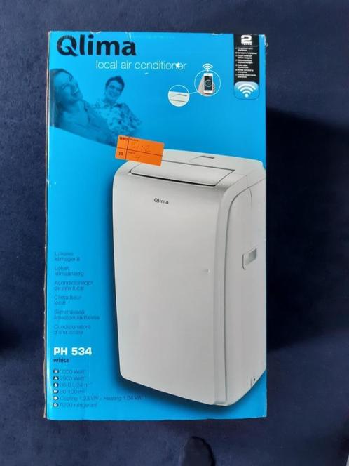 QLIMA PH534 - Mobiele Airco, Witgoed en Apparatuur, Airco's, Zo goed als nieuw, Mobiele airco, 60 tot 100 m³, Koelen en Ontvochtigen