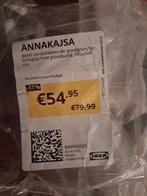 Ikea Annakajsa gordijn lichtgrijs met plooiband, Huis en Inrichting, 100 tot 150 cm, 200 cm of meer, Ophalen of Verzenden, Zo goed als nieuw