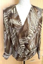 Twister Overslag blouse/tuniek maat 1 42/44 NIEUW [v], Kleding | Dames, Ophalen of Verzenden, Nieuw, Maat 42/44 (L), Bruin