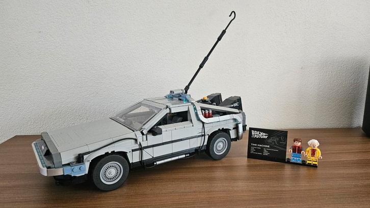 LEGO 10300 Back to the Future DeLorean, Kinderen en Baby's, Speelgoed | Duplo en Lego, Zo goed als nieuw, Lego, Complete set, Ophalen of Verzenden