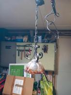 Retro hanglampje, Ophalen, Gebruikt, Glas, Minder dan 50 cm