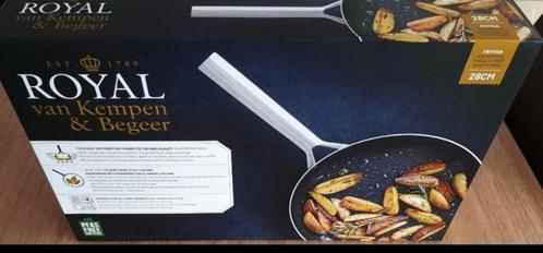 Royal Van Kempen & Begeer Keuken pan 28 CM, Huis en Inrichting, Keuken | Potten en Pannen, Nieuw, Koekenpan of Braadpan, Rvs, Inductieplaat