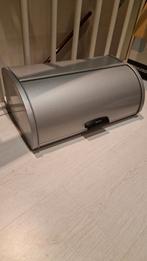 Brabantia Broodtrommel - Zilver, Ophalen of Verzenden, Zo goed als nieuw