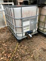 IBC Container 1000 liter, kunstof pallet, 150 liter of meer, Ophalen, Gebruikt, Kunststof