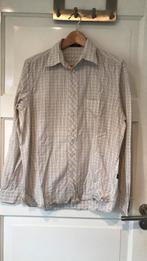 Matinique blouse maat M wit bruin geruit overhemd heren, Wit, Matinique, Gedragen, Halswijdte 39/40 (M)