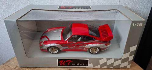 1.18 porsche 911 gt2, Hobby en Vrije tijd, Modelauto's | 1:18, Zo goed als nieuw, Auto, UT Models, Ophalen of Verzenden