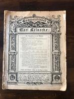 Bladmuziek voor piano van Carl Reinecken gebruikt, Gebruikt, Klassiek, Ophalen of Verzenden, Artiest of Componist
