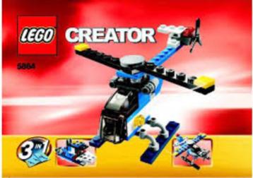 Lego creator mini helikopter  3 in 1 nr. 5864 beschikbaar voor biedingen