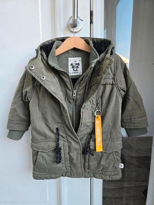 Ammehoela gevoerde winterjas parka maat 74/80, Kinderen en Baby's, Babykleding | Maat 74, Zo goed als nieuw, Jongetje of Meisje