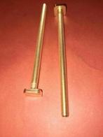 p.st Messing platte kop slotbouten m6x110 mm woonboot kotter, Ophalen of Verzenden, Nieuw