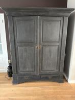Grote, sobere kast - zwart/grijs - 165x198 cm, Ophalen, Gebruikt
