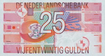Vijf en Twintig Gulden Roodborstje No 2520030363, 1989 UNC beschikbaar voor biedingen